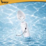 Purlov 27234 Skladateľná fľaša pre psov 550 ml, sivá