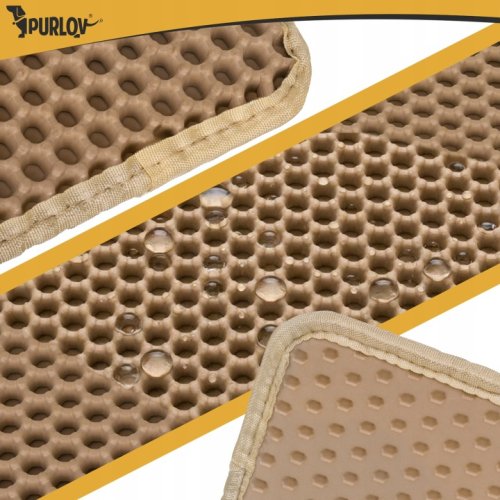 Purlov 27767 Podložka pod kočičí toaletu 75 x 55 cm, béžová