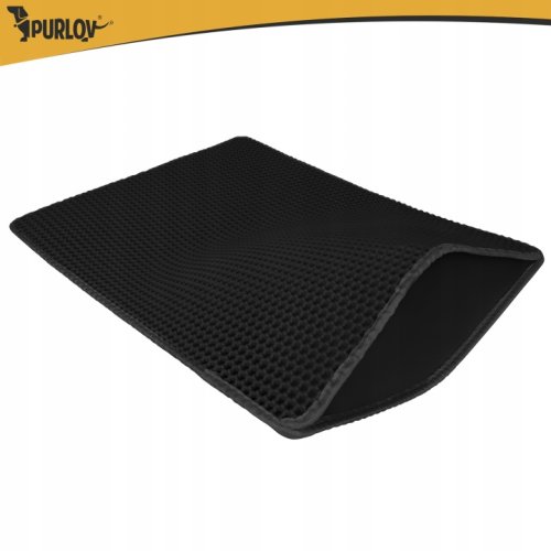 Purlov 27769 Podložka pod kočičí toaletu 75 x 55 cm, černá