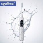 Soulima 26850 Sonický zubní kartáček + 6 hlavic, 90 000 ot./min, bílý