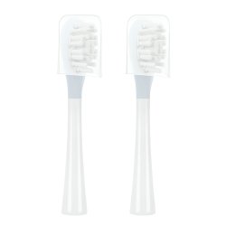 Soulima 26929 Náhradní zubní kartáčky X800, soft + medium, 2 ks, bílá
