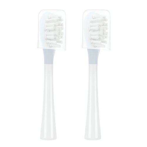 Soulima 26929 Náhradné zubné kefky X800, mäkké + stredné, 2 ks, biele