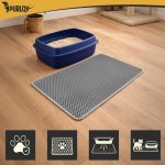 Purlov 27770 Podložka pod kočičí toaletu 75 x 55 cm, šedá