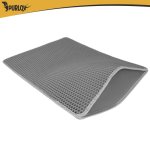 Purlov 27770 Podložka pod kočičí toaletu 75 x 55 cm, šedá