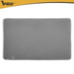 Purlov 27770 Podložka pod kočičí toaletu 75 x 55 cm, šedá