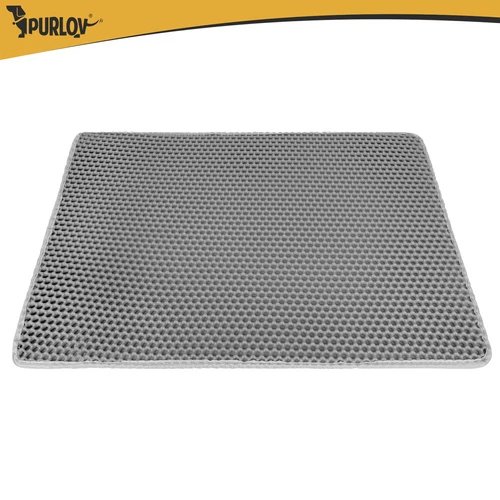 Purlov 27770 Podložka pod kočičí toaletu 75 x 55 cm, šedá