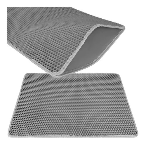 Purlov 27770 Podložka pod kočičí toaletu 75 x 55 cm, šedá