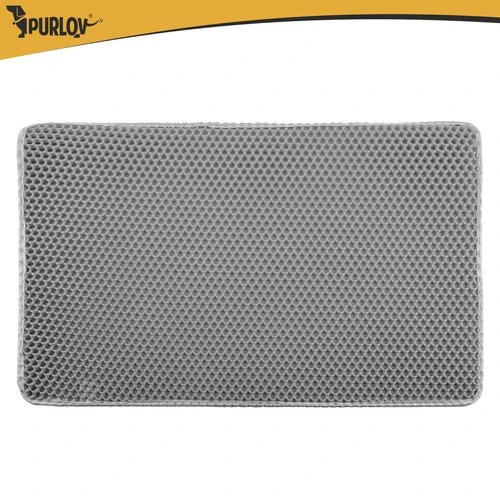 Purlov 27770 Podložka pod kočičí toaletu 75 x 55 cm, šedá