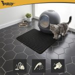 Purlov 27764 Podložka pod kočičí toaletu 60 x 45 cm, černá