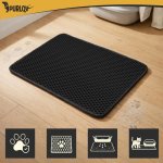 Purlov 27764 Podložka pod kočičí toaletu 60 x 45 cm, černá