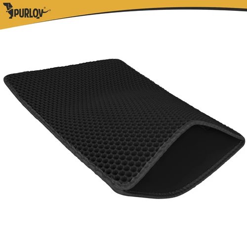 Purlov 27764 Podložka pod kočičí toaletu 60 x 45 cm, černá