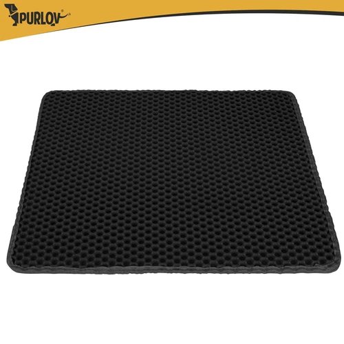 Purlov 27764 Podložka pod kočičí toaletu 60 x 45 cm, černá