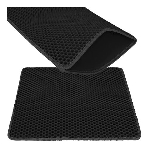 Purlov 27764 Podložka pod kočičí toaletu 60 x 45 cm, černá