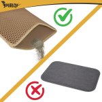 Purlov 27765 Podložka pod kočičí toaletu 60 x 45 cm, béžová  