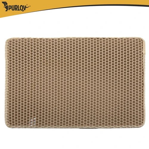 Purlov 27765 Podložka pod kočičí toaletu 60 x 45 cm, béžová  
