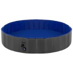 Purlov 27507 Skladací bazén pre psov 160 x 30 cm, modro-sivý