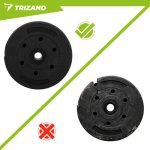 Trizand 27655 Sada bitumenových závaží na činky 4 x 5 kg