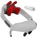 Isomedix 27467 Masážní přístroj na krk Shiatsu s vyhříváním 22,2 W, USB‑C