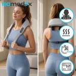Isomedix 27467 Masážní přístroj na krk Shiatsu s vyhříváním 22,2 W, USB‑C