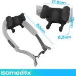 Isomedix 27467 Masážní přístroj na krk Shiatsu s vyhříváním 22,2 W, USB‑C