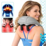 Isomedix 27467 Masážní přístroj na krk Shiatsu s vyhříváním 22,2 W, USB‑C