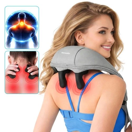 Isomedix 27467 Masážní přístroj na krk Shiatsu s vyhříváním 22,2 W, USB‑C