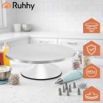 Ruhhy 27428 Dortový otočný stojan 30 cm, nerez