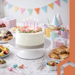 Ruhhy 27428 Dortový otočný stojan 30 cm, nerez