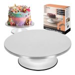 Ruhhy 27428 Dortový otočný stojan 30 cm, nerez