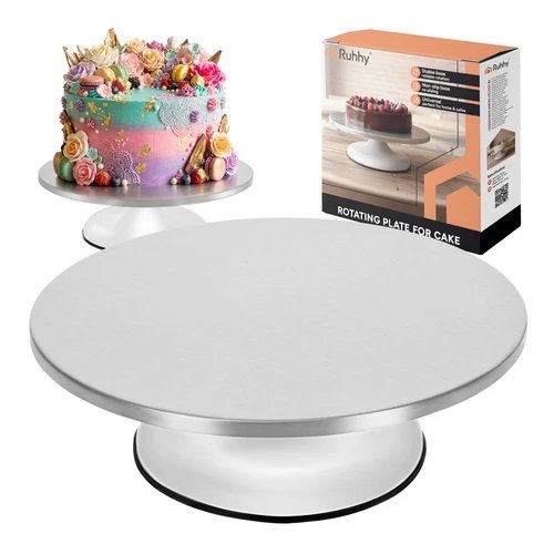 Ruhhy 27428 Dortový otočný stojan 30 cm, nerez