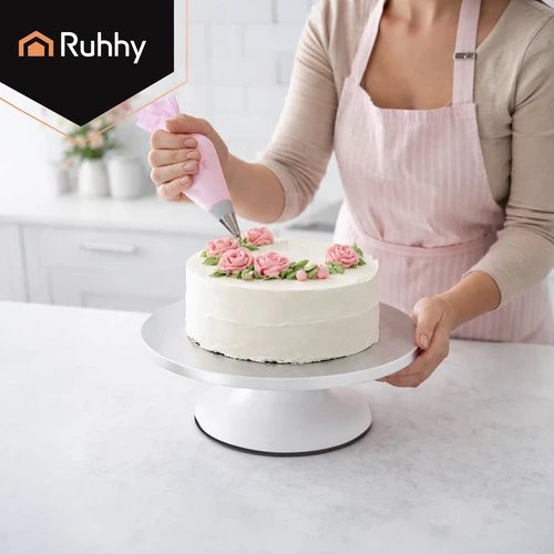Ruhhy 27428 Dortový otočný stojan 30 cm, nerez