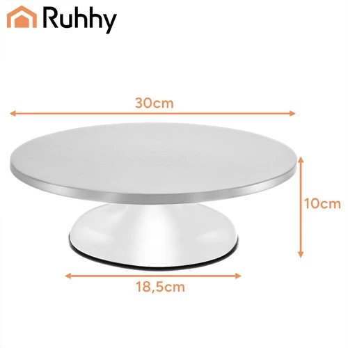 Ruhhy 27428 Dortový otočný stojan 30 cm, nerez