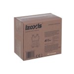 Izoxis 27730 Dvojitá vnější zásuvka s klapkou IP66, 230 - 250 V, 16 A, černá