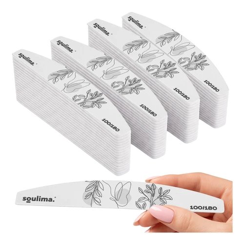 Soulima 27787 Sada pilníků na nehty, oboustranné 100/180, 100 ks