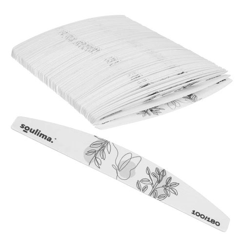 Soulima 27787 Sada pilníků na nehty, oboustranné 100/180, 100 ks
