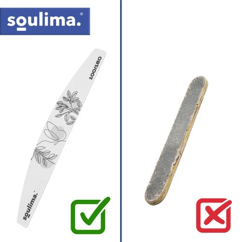 Soulima 27787 Sada pilníků na nehty, oboustranné 100/180, 100 ks
