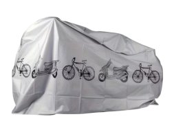 Verk 10171 Ochranná plachta na kolo, motorku 200 x 105 cm, stříbrná