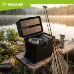 Trizand 27412 Rybárska debna so sedadlom do 140 kg, 38 x 34 x 21 cm, čierna 