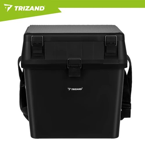 Trizand 27412 Rybárska debna so sedadlom do 140 kg, 38 x 34 x 21 cm, čierna 