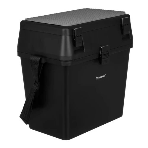 Trizand 27412 Rybárska debna so sedadlom do 140 kg, 38 x 34 x 21 cm, čierna 