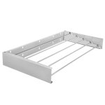 Ruhhy 27759 Skladací nástenný sušiak na bielizeň 80 cm, biely