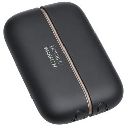 Verk 27710 Magnetický elektrický ohrievač rúk 2 v 1, USB-C, čierny