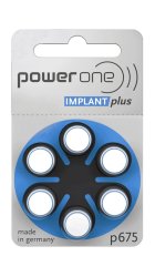 Varta BAT0278 Baterie do naslouchadel Power One Implant Plus 675, 6 ks