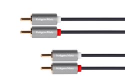Kruger&Matz KM1209 Audio kabel 2x RCA - 2x RCA, 1,8 m, Basic