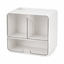 Verk 27668 Nástenný kozmetický organizér 17 x 16 x 11 cm, biely