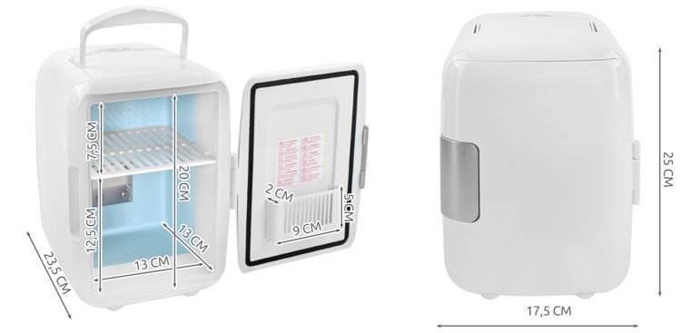 Ruhhy 8040 Prenosná chladnička 4L biela