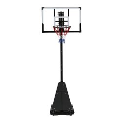 MOVEPRO QSG-S255 Nastaviteľný basketbalový kôš s loptou a pumpičkou, 305 cm