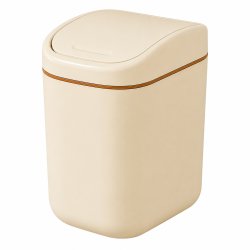 Verk 27674 Mini odpadkový kôš s vekom 2 l, béžový