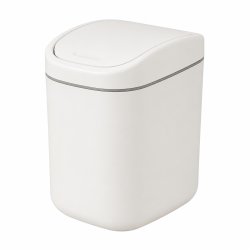 Verk 27674 Mini odpadkový koš s víkem 2 l, bílý
