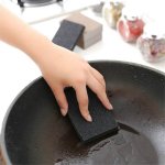 KIK KX7964 Magická špongia na riad čierna 5 ks